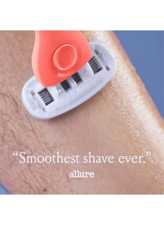 Billie - Coral Starter Kit 1X Razor Handle + 2X 5Blade Razor And 1X Magnetic Holder - Image 1