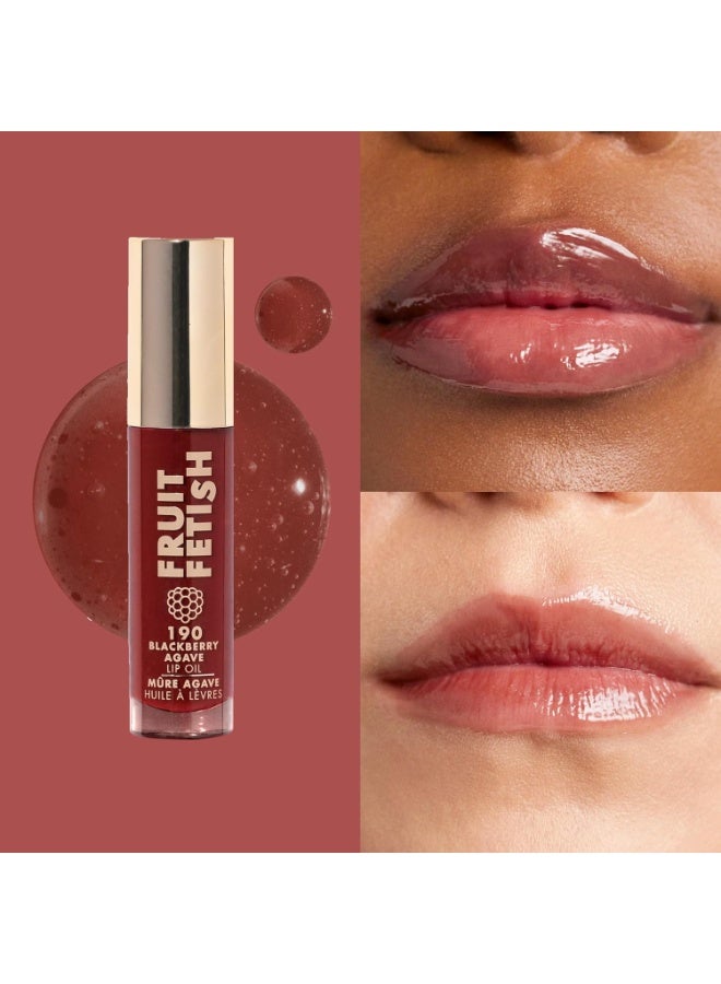 Milani Fruit Fetish Lip Oil Bundle with Vitamin E for Instant Hydration, Fruit Extract Infused Lip Treatment and Moisturizing Lip Gloss - Blackberry Agave + Lychee Nector, 2pk - Image 3