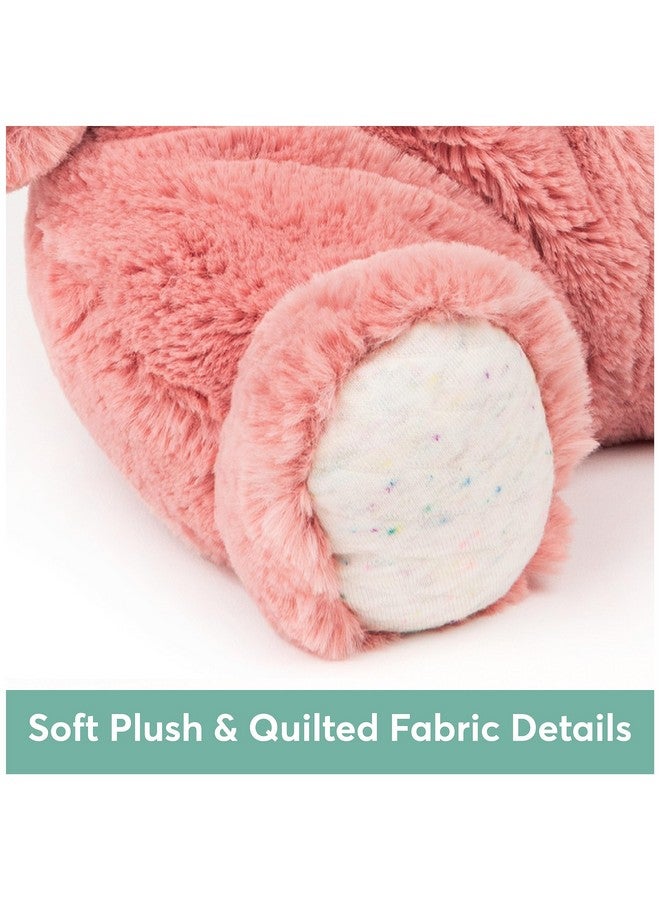 غاند حيوان محشو على شكل أرنب لطيف للغاية، لعبة للأطفال الصغار، وردي باهت، 12.5 بوصة - Image 4