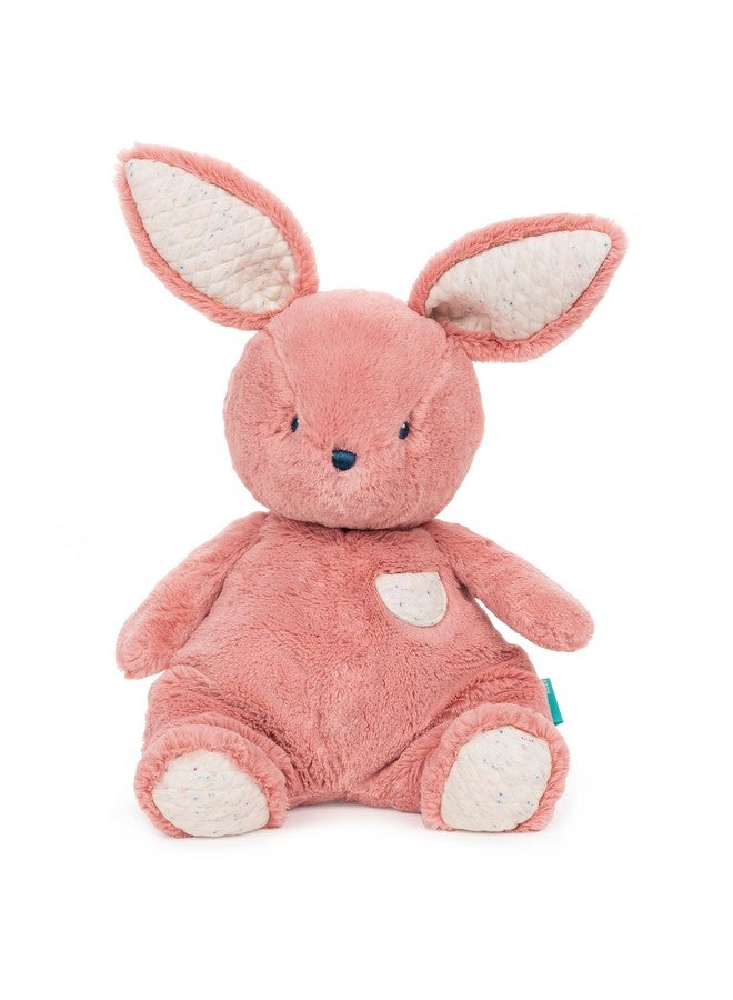 غاند حيوان محشو على شكل أرنب لطيف للغاية، لعبة للأطفال الصغار، وردي باهت، 12.5 بوصة - Image 1