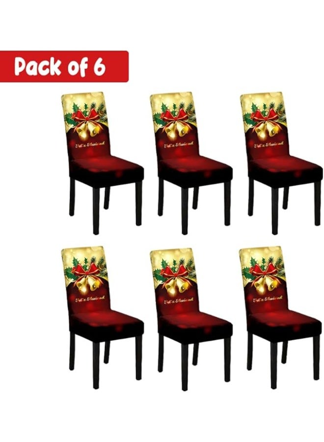 PRINTSHOP4ME Christmas Chair Covers 40x65 Cm – Festive Dining Chair Slipcovers For Holiday Party Decorations–Ideal For Family Gatherings,Christmas Dinner - Image 4