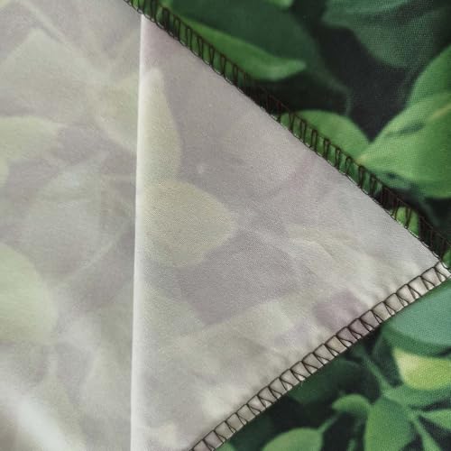 Msocio Green Leaves Backdrop - Nature Greenery Polyester Photography Background for Birthday Wedding Decor Soft Fabric Wall Banner | Baby Shower, Safari, Dinosaur Theme Photo Booth(10x8ft) - Image 5