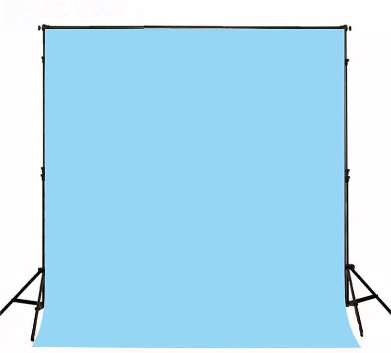 HomeArt 4x8 Feet Sky Blue Backdrop for Decoration, Photography, Chroma Key Virtual Background Sheet for Photography Zoom Meeting, Cloth Curtain for Video Studio Streaming Gaming Photoshoot - Image 3