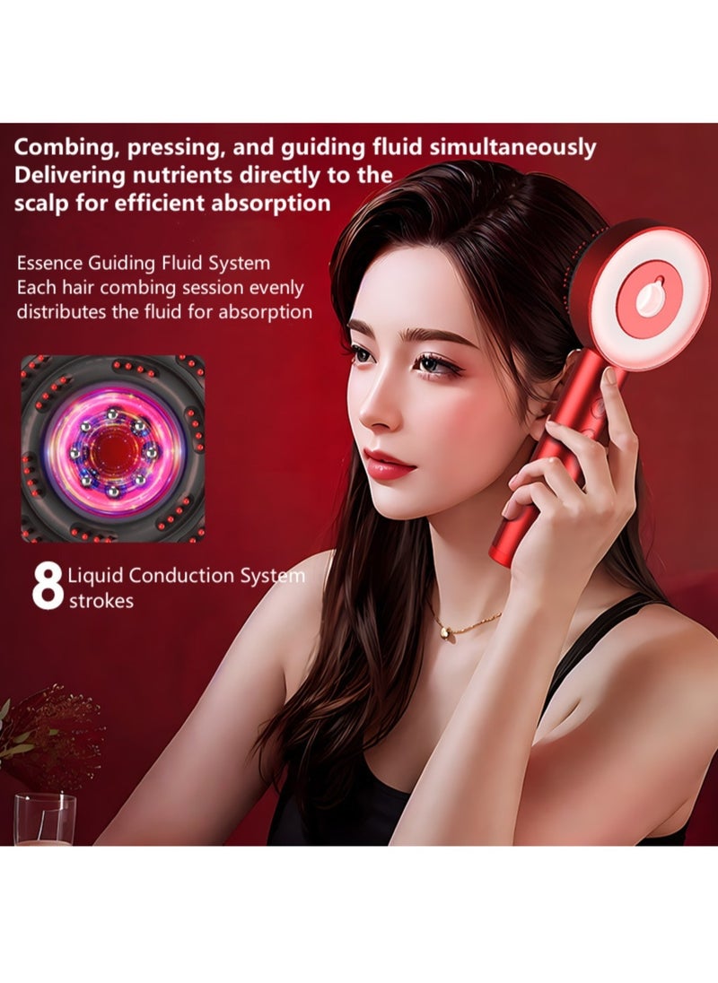 Ru syanl Hair Loss Prevention Scalp Massage Comb Red Light Hair Growth Device for Applying Medication to Scalp  - Image 3