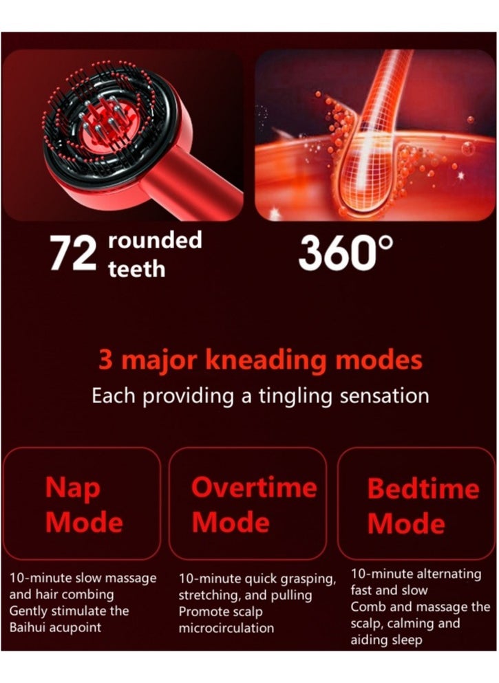 Ru syanl Hair Loss Prevention Scalp Massage Comb Red Light Hair Growth Device for Applying Medication to Scalp  - Image 5