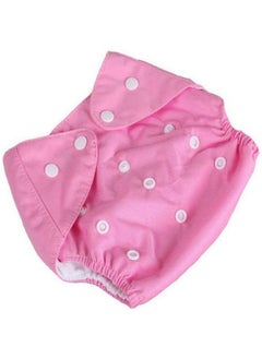 Chinmay Kids Reusable Baby Washable Cotton Cloth Diaper Nappies With Wet Free Inserts 0 2 Years Pink (One Size) (Assorted Colours)  - Image 2