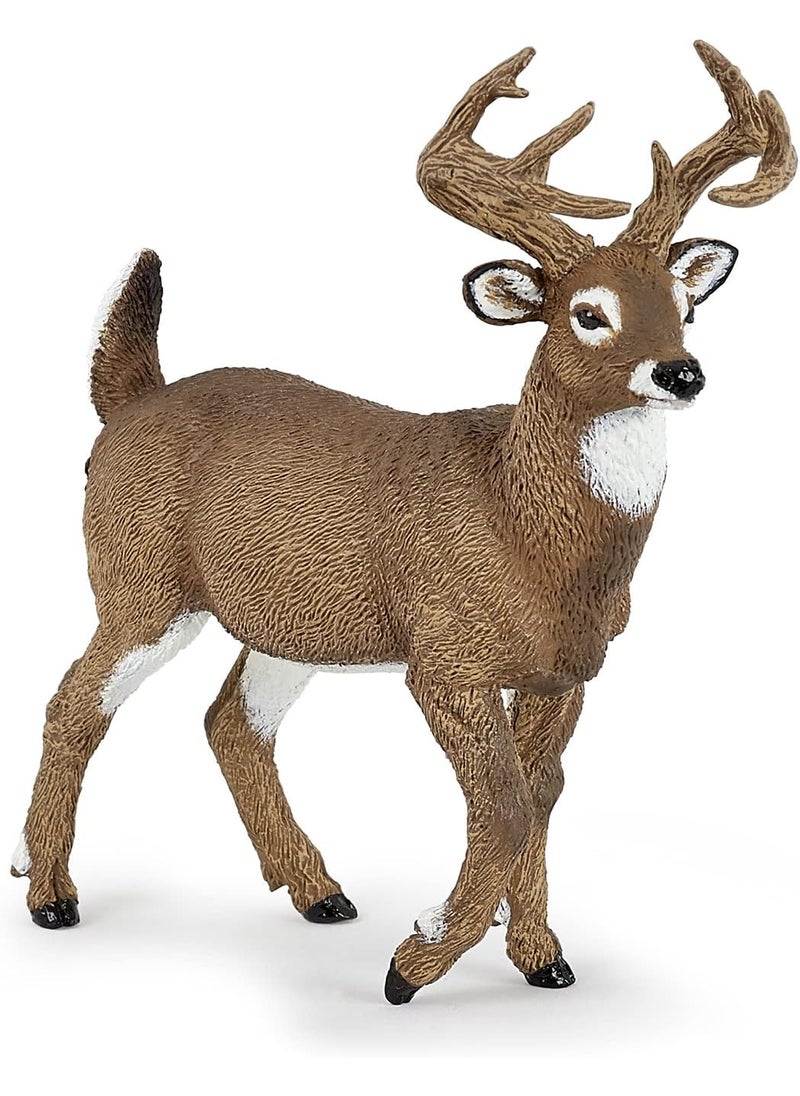 Papo Papo  WhiteTailed Deer  Realistic Figurine  for Ages 3  Wild Animal Kingdom Collection  Hand Painted  Highly Detailed  Durable and Educational  Gift Idea  Collectable  WhiteTailed Deer  - Image 1