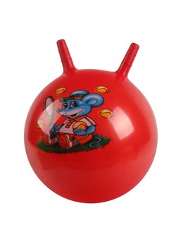 Generic Large Kids Jumping Ball - Safe Bouncy with 2 Handles, Scratch Resistant, Indoor and Outdoor Play, 1 Piece, Assorted Colors (Random Pick)  - Image 2