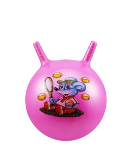 Generic Large Kids Jumping Ball - Safe Bouncy with 2 Handles, Scratch Resistant, Indoor and Outdoor Play, 1 Piece, Assorted Colors (Random Pick)  - Image 3