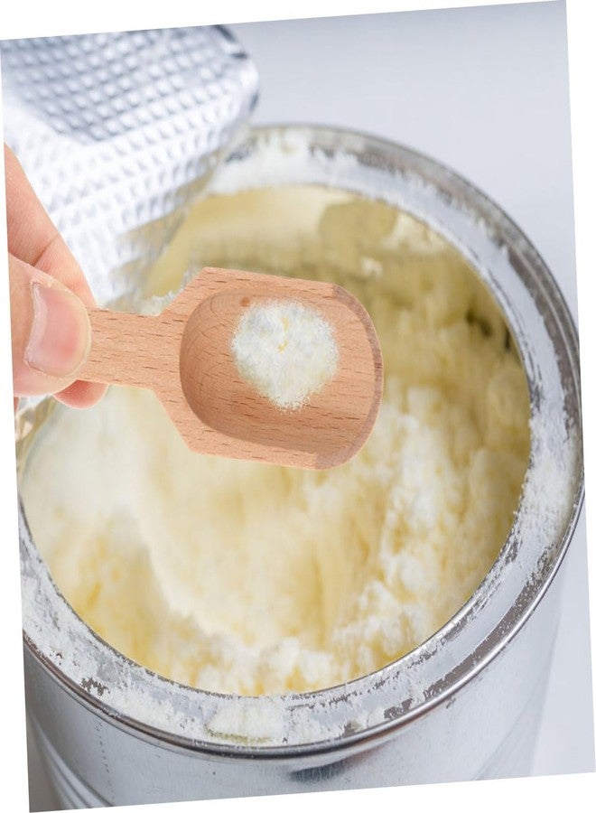 SHOWERORO 12Pcs Wooden Spoons for Cooking Mini Salt and Sugar Spoons Eco-Friendly Kitchen Utensils for Family Restaurants and Supermarkets - Image 5