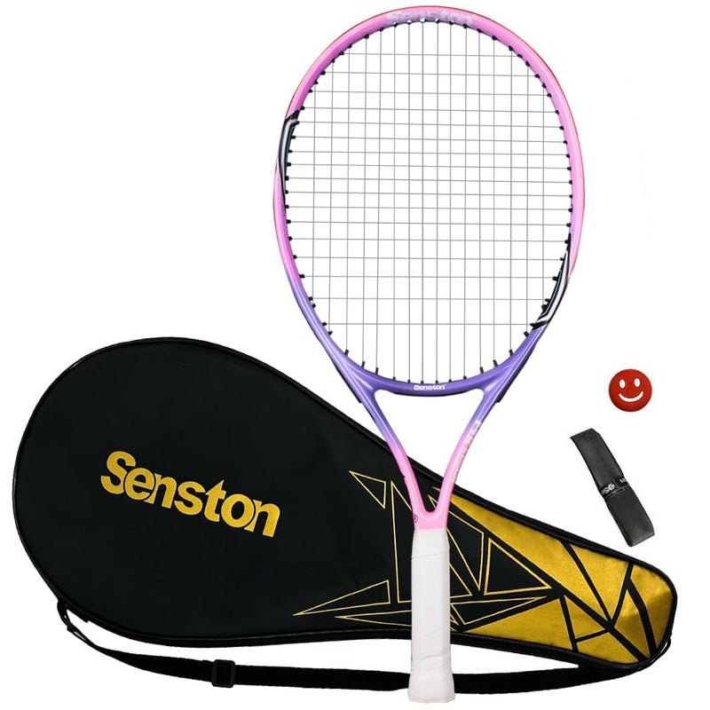 Senston راكت تنس للأطفال سنستون 19" 23" 25" للأطفال الأولاد والبنات مع غلاف راكت - Image 1