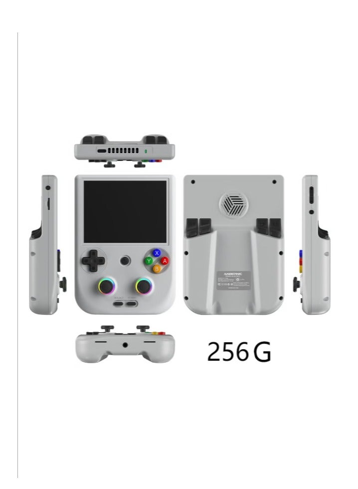 ANBERNIC RG406V Handheld Game Console Unisoc T820 Android 13 4Inch IPS Multi Touch Screen 5500mAh 5G WIFI Bluetooth Retro Video Players(256G Grey) - Image 1