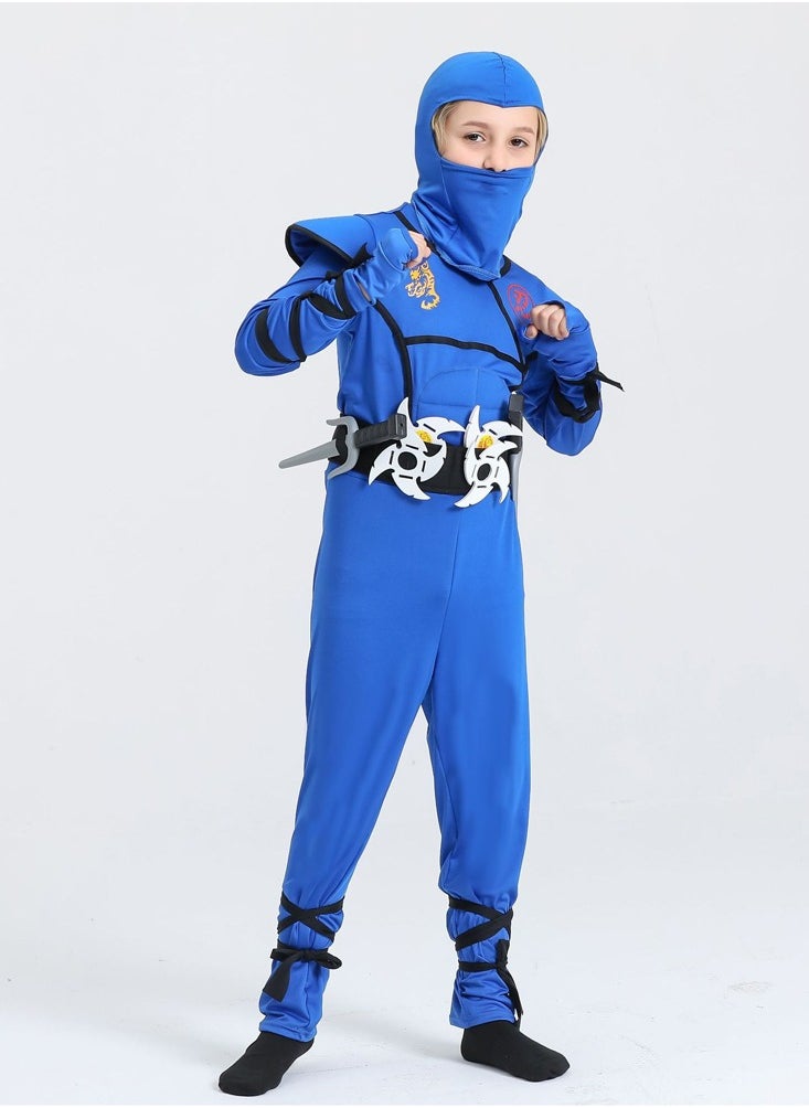 Al Aoyama - Creations Ninja Costume for Kids, Deluxe Ninja Costume for Boys  Dress Up - Image 1