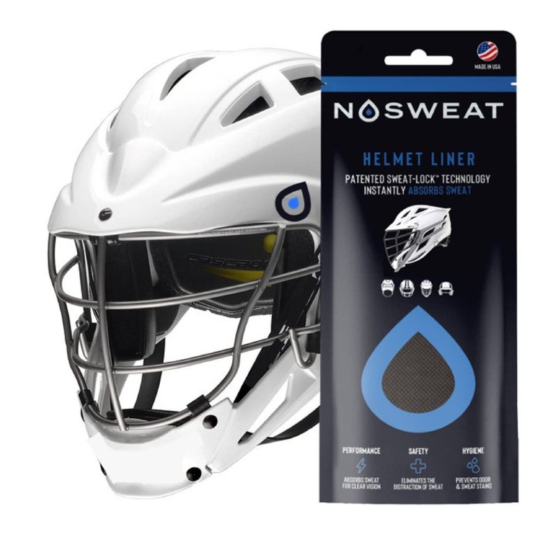 No Sweat Baseball Hat Sweat Liner - 6 Pack - Batting Helmet Sweat Liner - NoSweat - Made in USA - Image 3