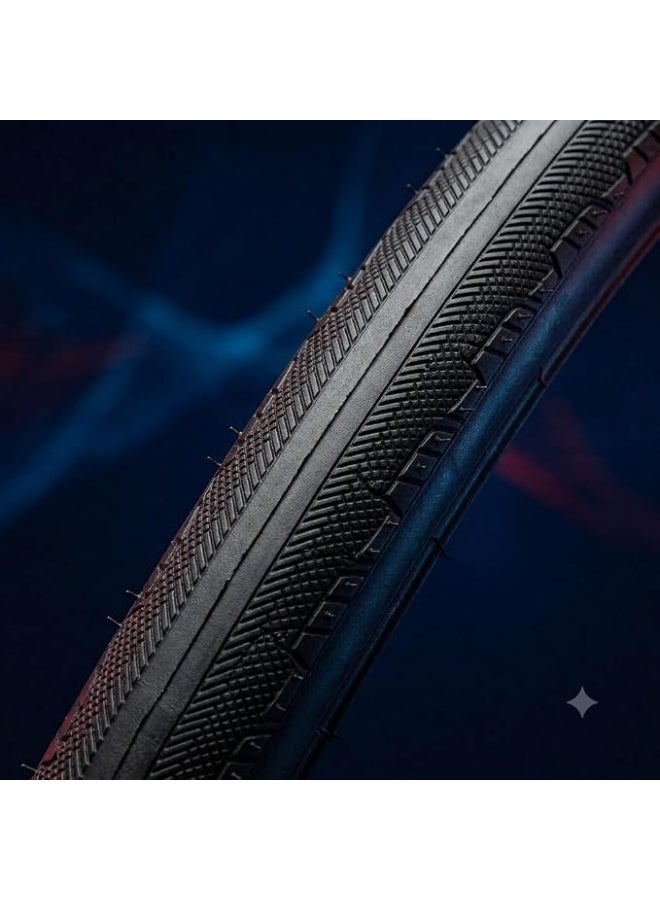 2 Pack 27.5 Inch Mountain Bike Replacement Tires | 27.5 x 1.75 1.95 2.125 High Traction Rubber Bike Tires | Heavy Duty MTB Outer Tire Set Black - Image 4