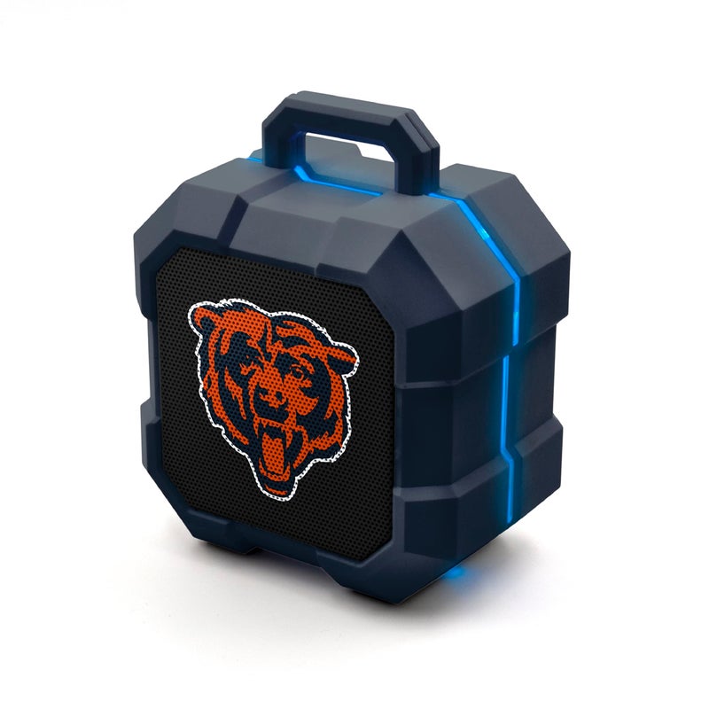 SOAR NFL Shockbox LED Wireless Bluetooth Speaker Chicago Bears