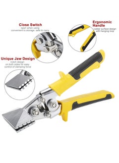 Excefore 3 Inch Straight Jaw Sheet Manual Metal Bending Pliers Sheet Metal Hand Seamer  - Image 3
