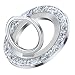SYNCWIRE Magnetic Phone Ring Holder for MagSafe Glitter Phone Grip Stand with 360 Rotation Reinforced Hinge Compatible with iPhone 16 15 14 13 Pro Max Plus MagSafe Accessories Glitter Silver - Image 2