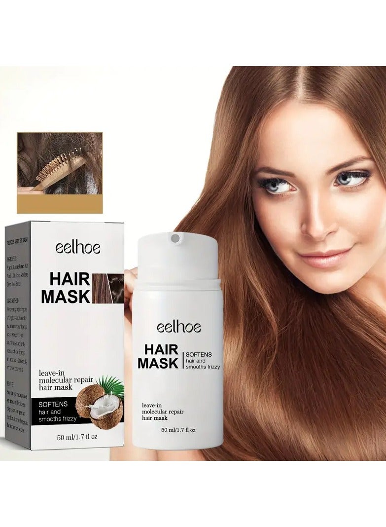 EELHOE Hair Mask, Easy to Use, Safe Repair, Deep Conditioning Hair Mask, Moisturizing and Smoothing for Dry Hair - Image 2