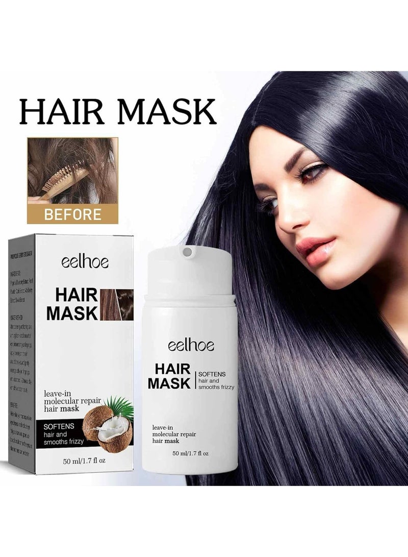 EELHOE Hair Mask, Easy to Use, Safe Repair, Deep Conditioning Hair Mask, Moisturizing and Smoothing for Dry Hair - Image 1