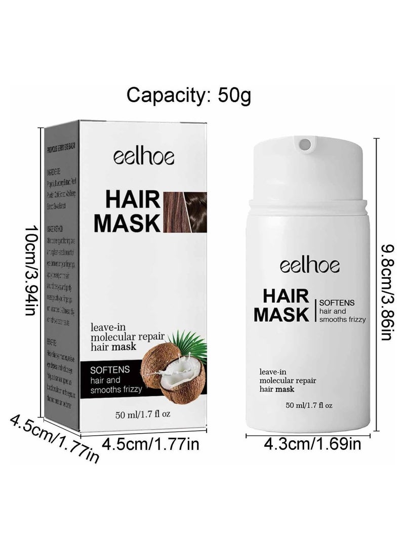 EELHOE Hair Mask, Easy to Use, Safe Repair, Deep Conditioning Hair Mask, Moisturizing and Smoothing for Dry Hair - Image 4