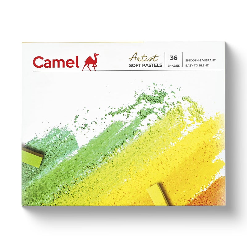 Camlin Camel Soft Pastels 36 Shades - Image 1