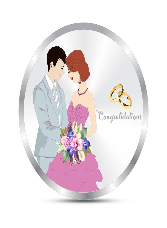 ACPL Precious Moments 999 Pure 5 Gram Silver Coin Newly Married Couple With BIS Hallmarked - Image 1