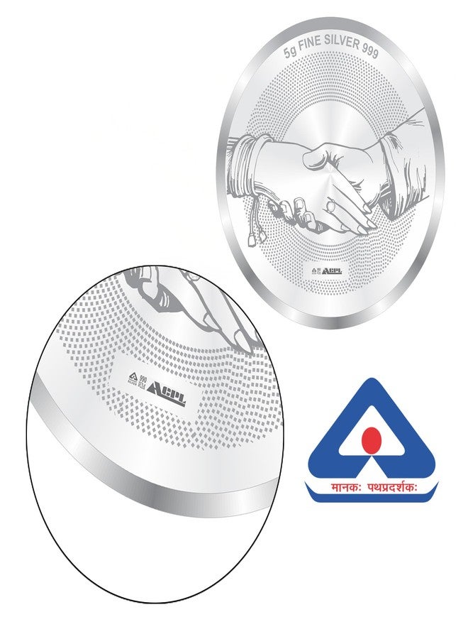 ACPL Precious Moments 999 Pure 5 Gram Silver Coin Newly Married Couple With BIS Hallmarked - Image 4