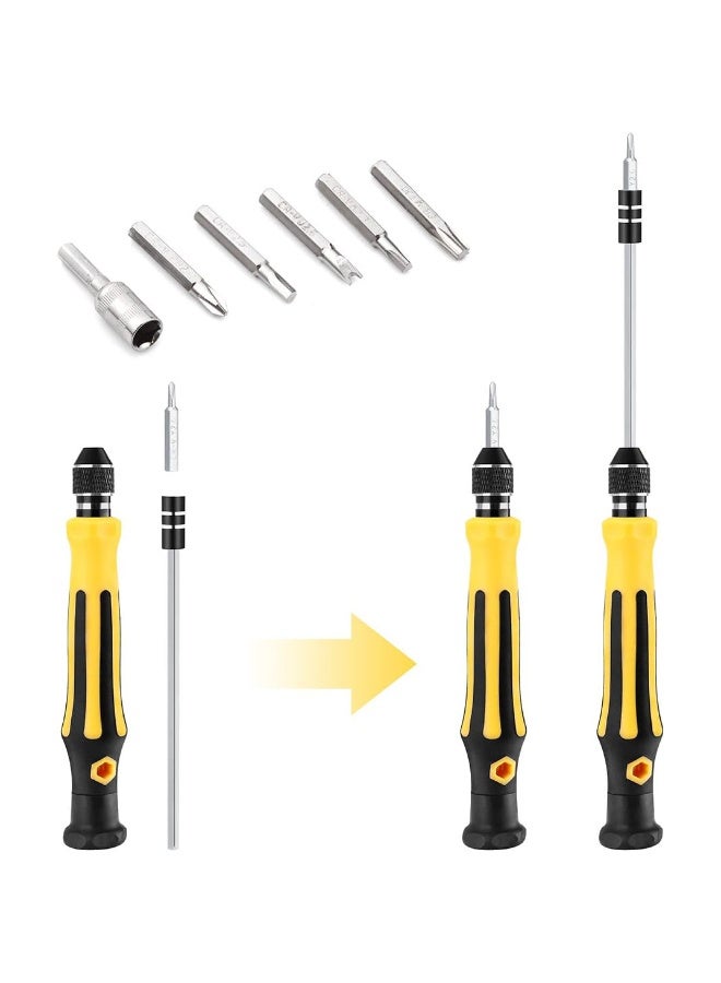 45 in 1 Mini Precision Screwdriver Set with Tweezers & Extension Shaft - Image 3
