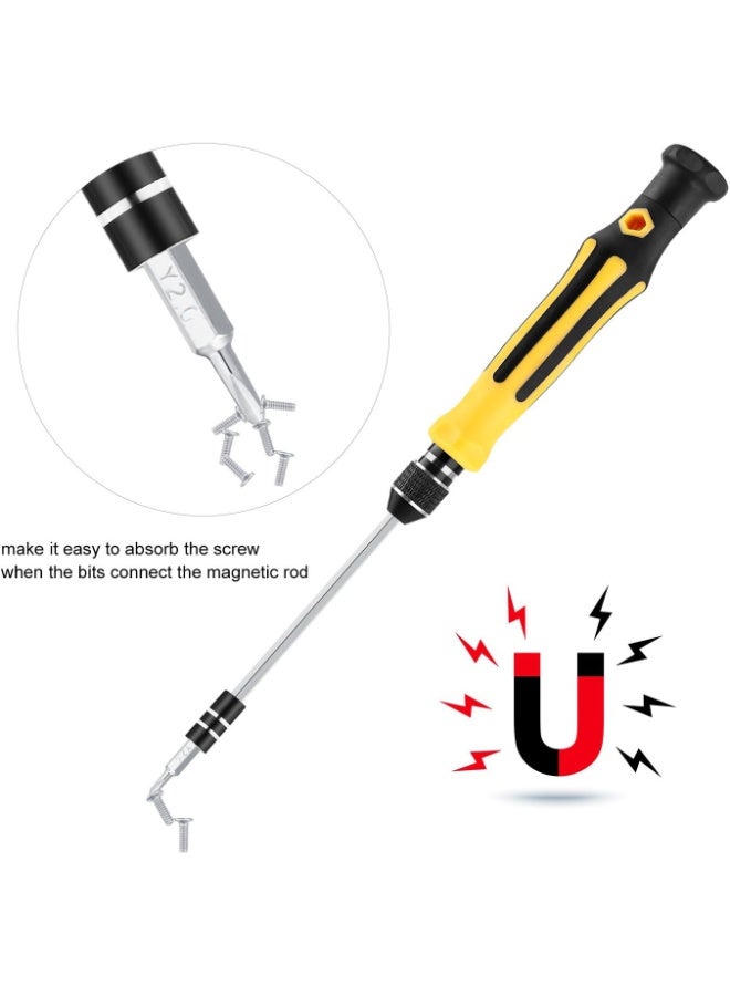 45 in 1 Mini Precision Screwdriver Set with Tweezers & Extension Shaft - Image 2