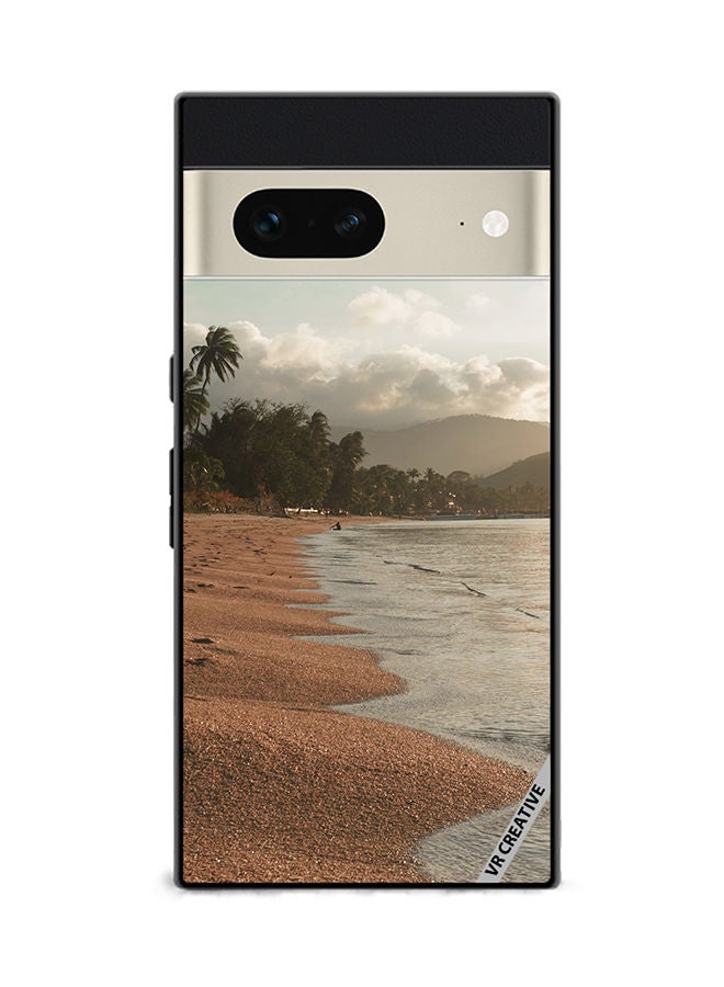 VR CREATIVE Protective Case Cover For Google Pixel 7 Summerside Design Multicolour - Image 1