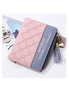 Deabolar Women Wallet  Leather Short Wallet Bifold RFID Blocking Wallet Credit Card Holder Organizer with Zipper Pocket Mini Lady Purse  - Image 1