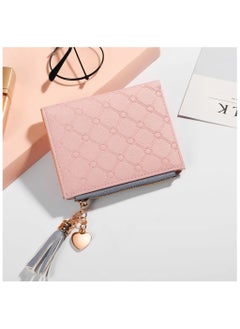 Deabolar Women Wallet  Leather Short Wallet Bifold RFID Blocking Wallet Credit Card Holder Organizer with Zipper Pocket Mini Lady Purse  - Image 3