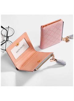 Deabolar Women Wallet  Leather Short Wallet Bifold RFID Blocking Wallet Credit Card Holder Organizer with Zipper Pocket Mini Lady Purse  - Image 4