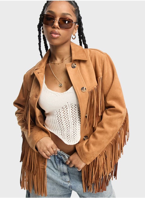 Button Detail Jacket
