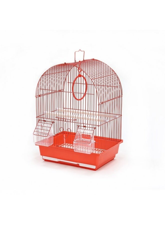 DAYANG Light Weight Hanging Bird Cage For Small Birds Parakeets Cockatiels Canary Finch Budgie Lovebirds Round Top Style Bird Cage 30X23X41.5cm - Image 2