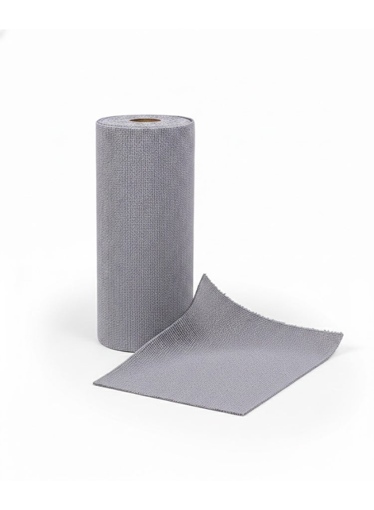 Disposable Dish Cloth， Microfiber Cleaning Cloth,Reusable fiber Towels, Wet Dry Cleaning Cloth, Kitchen Cleaning Rags, Window Cleaning Cloths Rag Cleaning Wipes for Car,  grey color - Image 1