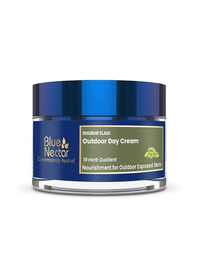 Blue Nectar SPF 30 Plant Based Brightening Face Cream Eladi Kumkumadi Cream for Natural Skin Brightening Face Cream for Women Daily Use (16 Herbs, 50g) - Image 1