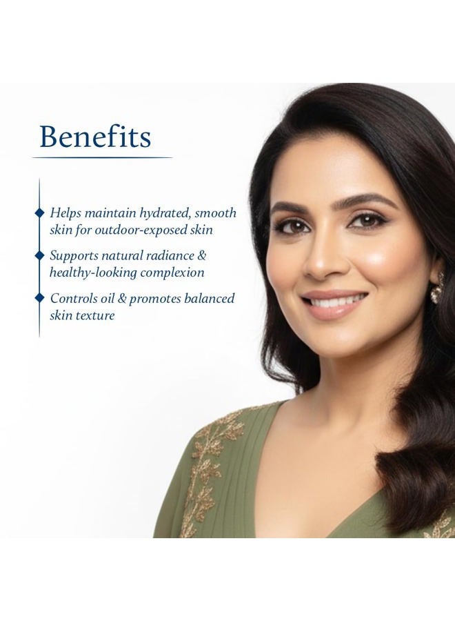 Blue Nectar SPF 30 Plant Based Brightening Face Cream Eladi Kumkumadi Cream for Natural Skin Brightening Face Cream for Women Daily Use (16 Herbs, 50g) - Image 4