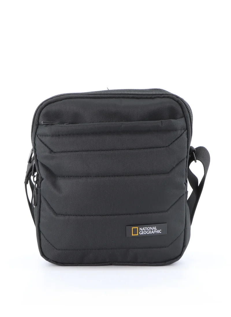 ناشيونال چيوغرافيك National Geographic Pro Utility Bag Black - Durable Everyday Shoulder Bag for Men and Women, School Travel College Office University Business Bag