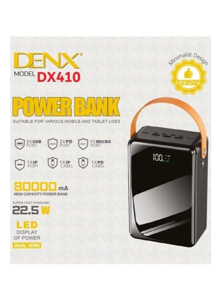Denx DX410 Power Bank with a massive charging power of up to 80000mAh - Image 2