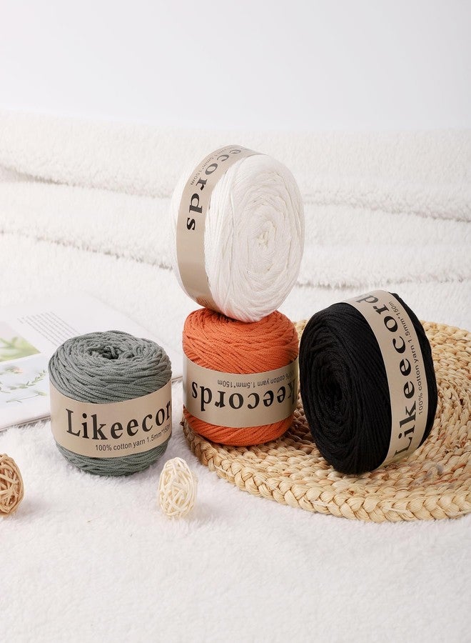 Likeecords حبل مكرمية من القطن 100% من Likeecords، 1.5 مم × 330 ياردة (300 متر)، خيط مكرمية بطول 1.5 متر، حبل حقيبة مكرمية كروشيه، حرف يدوية للحقائب والحياكة وديكورات المنزل (وردي فاتح) - Image 5