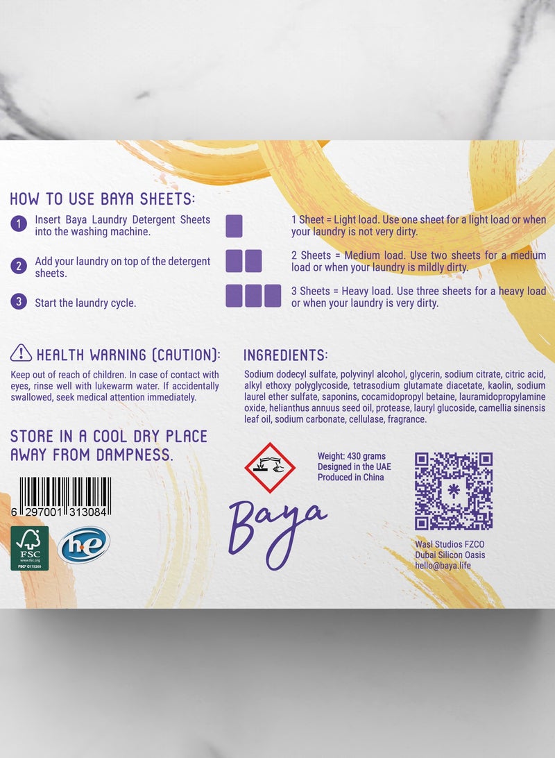 Baya Laundry Detergent Sheets - Image 2