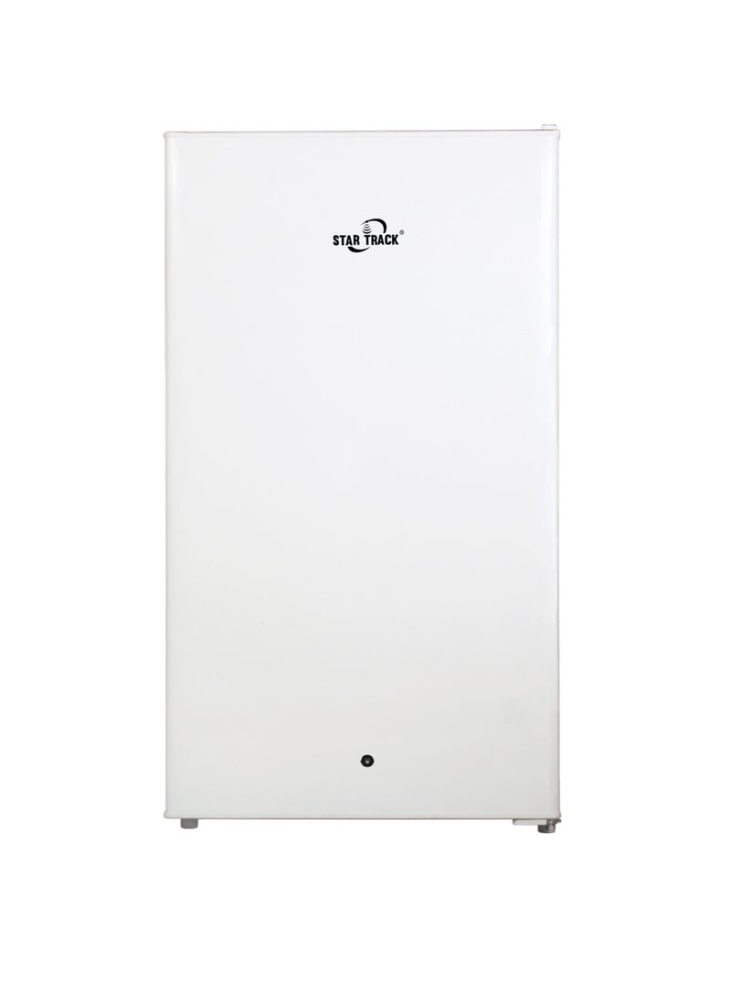 STAR TRACK Single Door Refrigerator 110 litre Gross Volume Capacity Comes with Child lock Elegant White Color (ST FRG-110SKL)  - Image 1