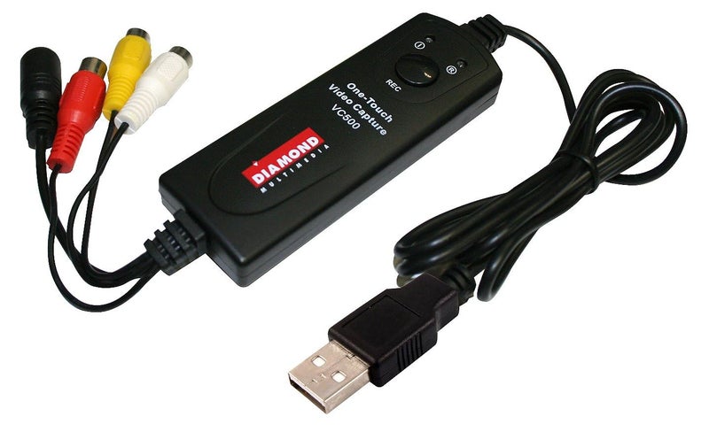 Diamond Multimedia Diamond VC500SE One Touch VHS & Camcorder to Digital Video Converter for Windows & Mac (Supports macOS Tahoe) - Image 3