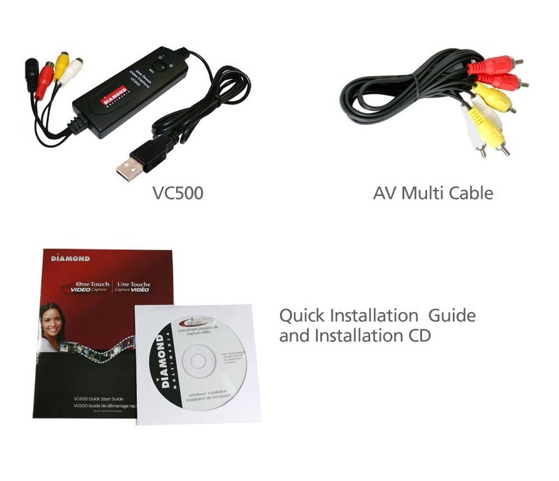 Diamond Multimedia Diamond VC500SE One Touch VHS & Camcorder to Digital Video Converter for Windows & Mac (Supports macOS Tahoe) - Image 5