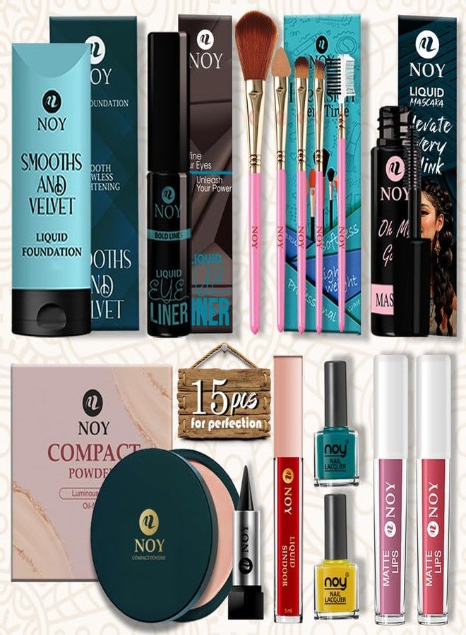 NOY Makeup Box For Women Smooth, Smudge-Proof Application Perfect Gifting Combo Set - Image 1