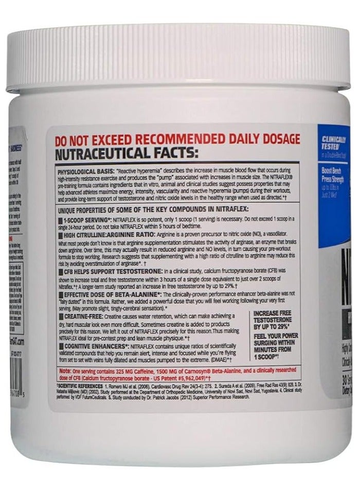 GAT SPORT Pre Workout Blue Raspberry 30 Servings - Image 2