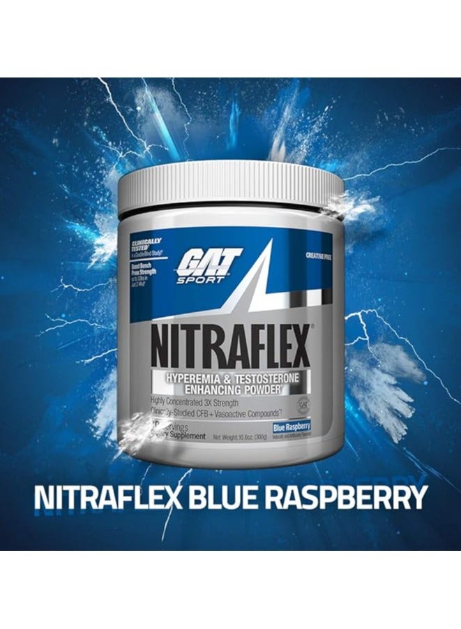GAT SPORT Pre Workout Blue Raspberry 30 Servings - Image 4
