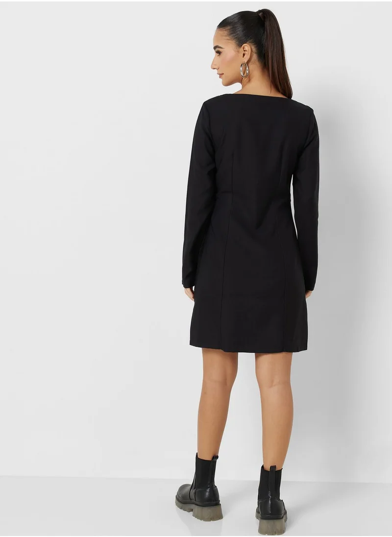 Calvin Klein Jeans Zip Detail Dress
